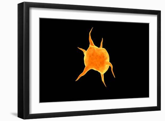 Conceptual Image of a Platelet-null-Framed Art Print