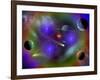 Conceptual Image of a Scene in Outer Space-Stocktrek Images-Framed Photographic Print