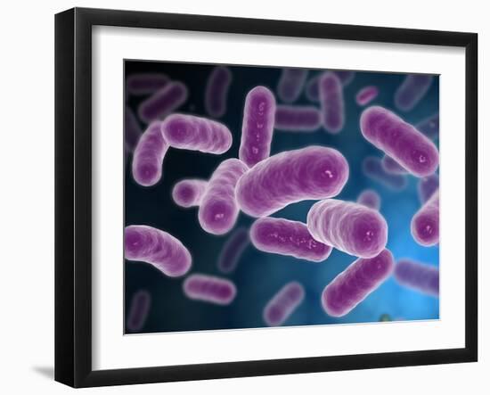 Conceptual Image of Bacteria-Stocktrek Images-Framed Premium Photographic Print
