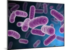 Conceptual Image of Bacteria-Stocktrek Images-Mounted Premium Photographic Print