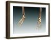 Conceptual Image of Bones in Human Legs and Feet-null-Framed Art Print