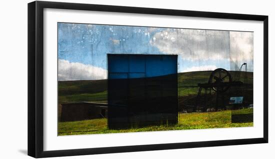 Conceptual Image of Building in Landscape-Clive Nolan-Framed Photographic Print