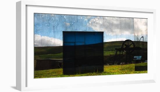 Conceptual Image of Building in Landscape-Clive Nolan-Framed Photographic Print