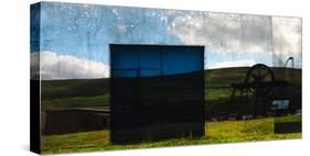 Conceptual Image of Building in Landscape-Clive Nolan-Stretched Canvas