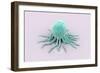 Conceptual Image of Cancer Virus-null-Framed Art Print