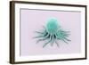 Conceptual Image of Cancer Virus-null-Framed Art Print