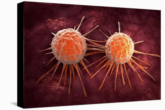 Conceptual Image of Cancer Virus-null-Stretched Canvas