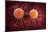 Conceptual Image of Cancer Virus-null-Mounted Premium Giclee Print