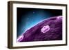 Conceptual Image of Cell Nucleus-null-Framed Art Print