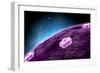 Conceptual Image of Cell Nucleus-null-Framed Art Print