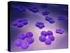 Conceptual Image of Cell Surface Receptors-null-Stretched Canvas
