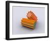 Conceptual Image of Centrioles-null-Framed Art Print