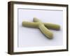 Conceptual Image of Chromosome-null-Framed Art Print