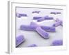 Conceptual Image of Chromosome-null-Framed Art Print