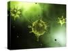 Conceptual Image of Common Virus-Stocktrek Images-Stretched Canvas