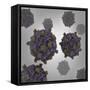 Conceptual Image of Coxsackievirus-null-Framed Stretched Canvas