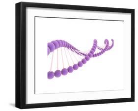 Conceptual Image of Dna-null-Framed Art Print