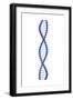 Conceptual Image of Dna-null-Framed Art Print