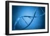 Conceptual Image of Dna-null-Framed Art Print