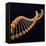 Conceptual Image of Dna-null-Framed Stretched Canvas