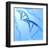 Conceptual Image of Dna-null-Framed Art Print