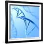 Conceptual Image of Dna-null-Framed Art Print