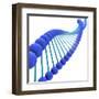 Conceptual Image of Dna-null-Framed Art Print