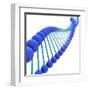 Conceptual Image of Dna-null-Framed Art Print