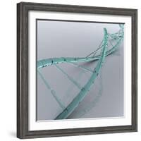 Conceptual Image of Dna-null-Framed Art Print