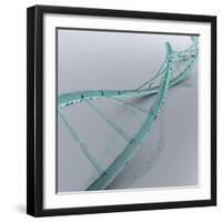 Conceptual Image of Dna-null-Framed Art Print