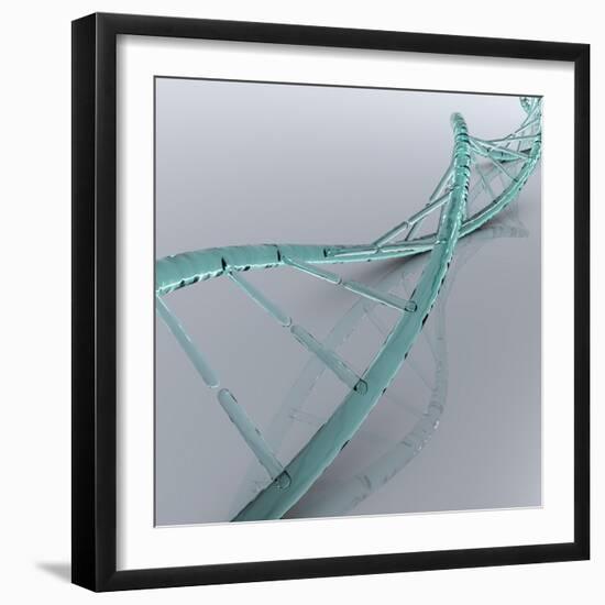 Conceptual Image of Dna-null-Framed Art Print