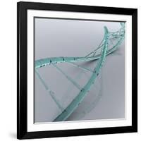 Conceptual Image of Dna-null-Framed Art Print