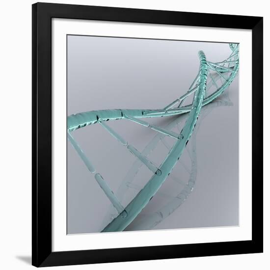 Conceptual Image of Dna-null-Framed Art Print