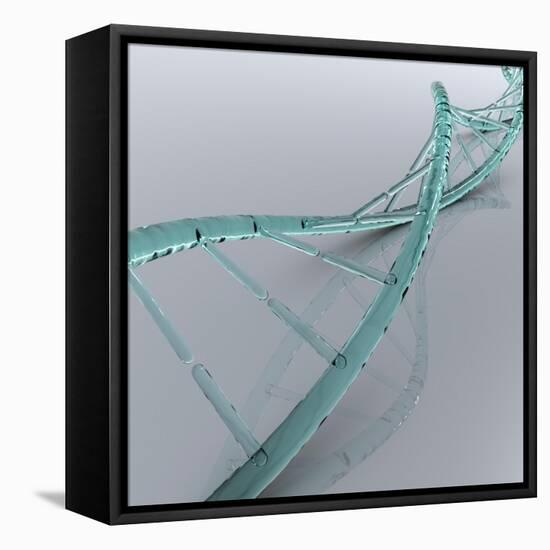 Conceptual Image of Dna-null-Framed Stretched Canvas