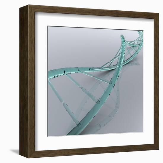 Conceptual Image of Dna-null-Framed Art Print