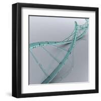 Conceptual Image of Dna-null-Framed Art Print