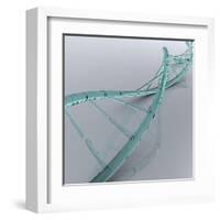 Conceptual Image of Dna-null-Framed Art Print