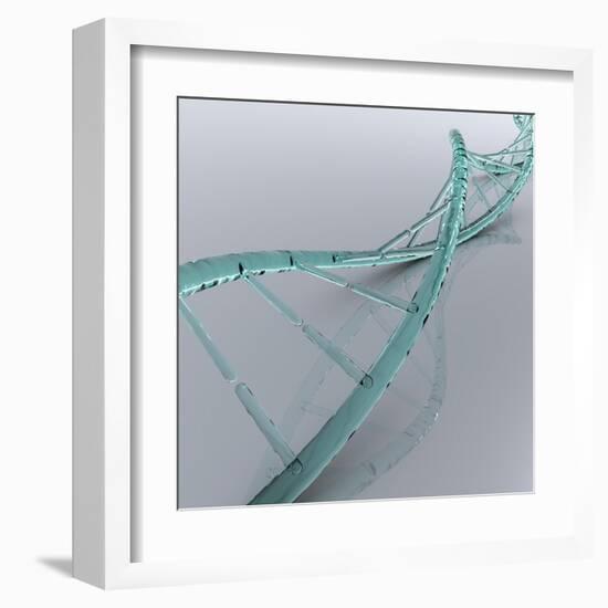 Conceptual Image of Dna-null-Framed Art Print