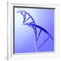 Conceptual Image of Dna-null-Framed Art Print