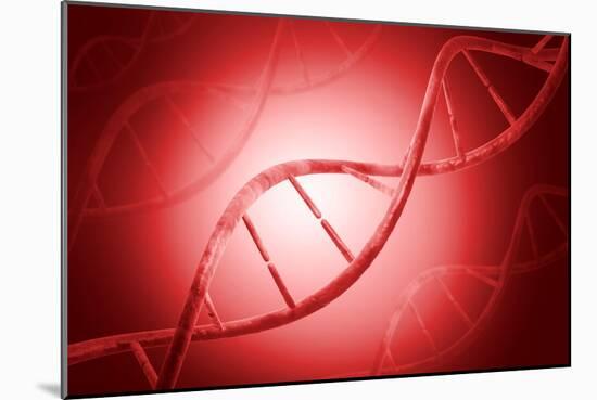 Conceptual Image of Dna-null-Mounted Premium Giclee Print