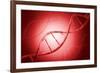 Conceptual Image of Dna-null-Framed Art Print