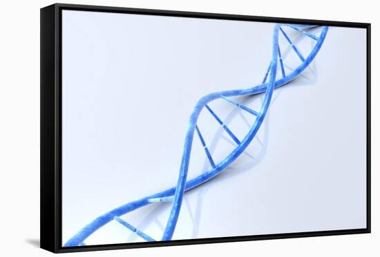 Conceptual Image of Dna-null-Framed Stretched Canvas