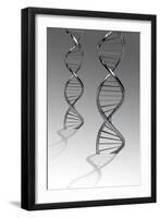 Conceptual Image of Dna-null-Framed Art Print