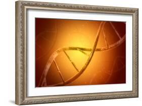 Conceptual Image of Dna-null-Framed Art Print