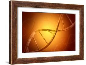 Conceptual Image of Dna-null-Framed Art Print