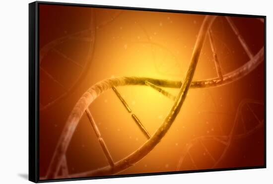 Conceptual Image of Dna-null-Framed Stretched Canvas