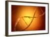 Conceptual Image of Dna-null-Framed Art Print