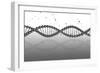 Conceptual Image of Dna-null-Framed Art Print