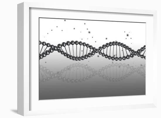 Conceptual Image of Dna-null-Framed Premium Giclee Print