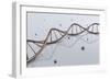 Conceptual Image of Dna-null-Framed Art Print